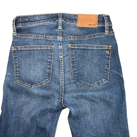 Madewell 9" High-Rise Skinny Jeans in Polly‎ Wash Size 25 - Picture 7 of 8
